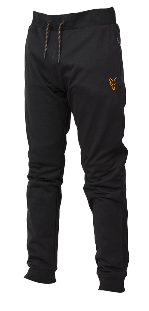 Fox Collection Black Orange Lightweight Joggers 2 Fox Collection Black Orange Lightweight Joggers - Image 2