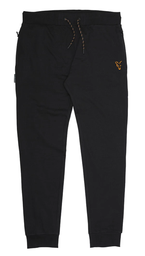 Fox Collection Black Orange Lightweight Joggers 3 Fox Collection Black Orange Lightweight Joggers - Image 3