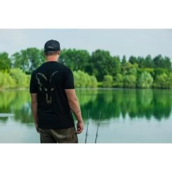 Fox Black Fox Head Logo T-Shirt 9 Fox Black Fox Head Logo T-Shirt -Fishing Gear Deals Store b8c81287b6fca294